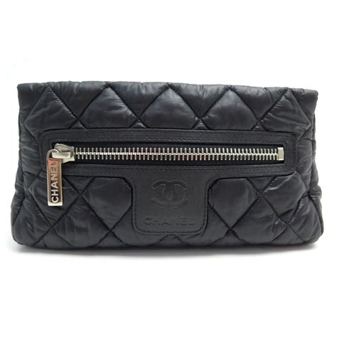 pochette trousse chanel|Chanel small pouch.